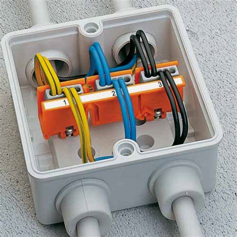 connecting a ring main junction box|wago connectors for ring main.